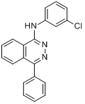 1-(3-氯苯胺基)-4-苯基酞嗪分子式结构图