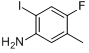 4-氟-2-碘-5-甲基苯胺分子式结构图