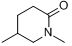 1,5-二甲基-2-哌啶酮分子式结构图