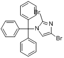 2,4-二溴-1-三苯甲基-1H-咪唑分子式结构图