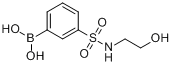 N-(2-羟基乙基)-3-硼苯磺酰胺分子式结构图