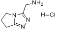 1-(6,7-二氢-5H-吡咯【2,1-C】[1,2,4]三唑-3-甲胺分子式结构图