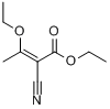 (E)-2-氰基-3-乙氧基丁烯酸乙酯分子式结构图