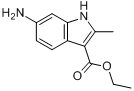 6-氨基-2-甲基-1H-吲哚-3-羧酸乙酯分子式结构图