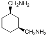 反-1,3-二(氨甲基)环己烷分子式结构图