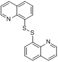 8,8-喹啉基二硫;8.8-喹啉基二硫;8,8ˊ-二硫化联喹啉分子式结构图