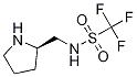 N-[(2R)-2-吡咯烷甲基]-三氟甲磺酰胺;N-[(2R)-2-吡咯烷甲基]-三氟甲磺酰胺分子式结构图