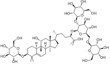 翅子罗汉果I分子式结构图