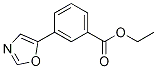 3-(5-噁唑基)苯甲酸乙酯;3-(5-噁唑基)苯甲酸乙酯分子式结构图