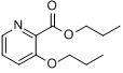 3-正丙氧基-2-吡啶甲酸正丙酯分子式结构图