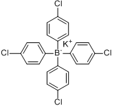 四双(4-氯苯基)硼酸钾分子式结构图