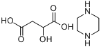 哌嗪DL-苹果酸盐分子式结构图