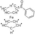 (S)-(对甲苯亚砜基)二茂铁分子式结构图