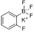 (2-氟苯基)三氟硼酸钾分子式结构图