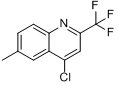 4-氯-6-甲基-2-(三氟甲基)喹啉分子式结构图