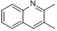 2,3-二甲基喹啉;2,3-二甲基喹啉;3-甲基喹哪啶分子式结构图