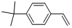 4-叔丁基苯乙烯分子式结构图