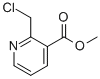 2-氯甲基吡啶-3-羧酸甲酯分子式结构图