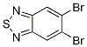 5,6-二溴-2,1,3-苯并噻二唑分子式结构图