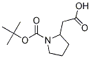 N-BOC-2-四氢吡咯乙酸;N-BOC-2-四氢吡咯乙酸分子式结构图