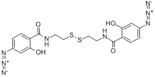 二硫化二(Β-[4-叠氮水杨酰氨基]乙基);二硫化二(Β-[4-叠氮水杨酰氨基]乙基)分子式结构图