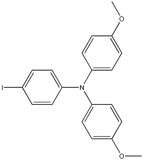 4-碘-4',4''-二甲氧基三苯胺;4-碘-4',4''-二甲氧基三苯胺分子式结构图