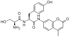 H-SER-TYR-AMC分子式结构图