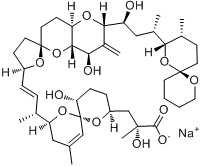 冈田(软海绵)酸分子式结构图