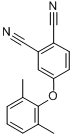 4-(2',6'-二甲基苯氧基)邻苯二甲腈分子式结构图
