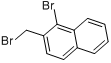 1-溴-2-(溴甲基)萘分子式结构图