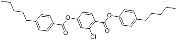 4-戊基苯基-2-氯-4-(4-戊苄氧基)苯甲酸分子式结构图