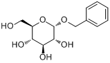 苄基 ALPHA-D-吡喃葡萄糖苷分子式结构图