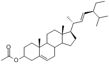 醋酸豆甾醇分子式结构图