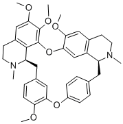 异汉防己甲素;异汉防己甲素;异防己甲素;异粉防己碱;异汉防己碱分子式结构图