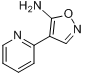 4-吡啶-2-异恶唑-5-胺分子式结构图
