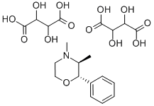 苯二甲吗啉一氢酒石酸盐;苯二甲吗啉一氢酒石酸盐;酒石酸苯甲曲秦分子式结构图