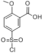 5-氯磺酰-2-甲氧基苯甲酸分子式结构图