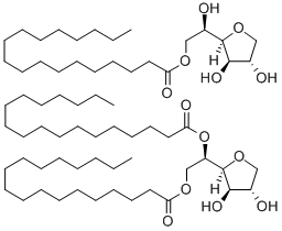 山梨坦倍半硬脂酸酯;山梨坦倍半硬脂酸酯分子式结构图