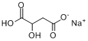 DL-苹果酸氢化钠分子式结构图