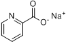 2-吡啶甲酸钠盐分子式结构图