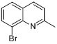 8-溴-2-甲基喹啉分子式结构图