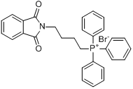 (4-邻苯二甲酰亚胺丁基)三苯基溴化膦分子式结构图