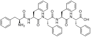 H-PHE-PHE-PHE-PHE-PHE-OH分子式结构图