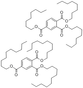 1,2,4-苯三甲酸癸基辛基酯;1,2,4-苯三甲酸癸基辛基酯分子式结构图