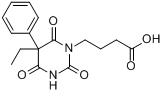 苯巴比妥-1-丁酸分子式结构图
