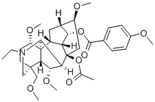 黄草乌碱丙;黄草乌碱丙;丽江乌头碱分子式结构图