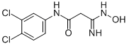 N-(3,4-二氯苯基)-3-羟基胺-3-咪唑丙酰胺分子式结构图