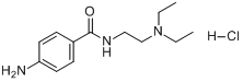 普鲁卡因盐酸盐分子式结构图