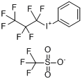 (全氟正丙基)苯基碘三氟甲烷磺酸盐分子式结构图