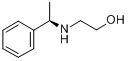 -(+)-N-(2-羟乙基)-ALPHA-苯乙胺分子式结构图